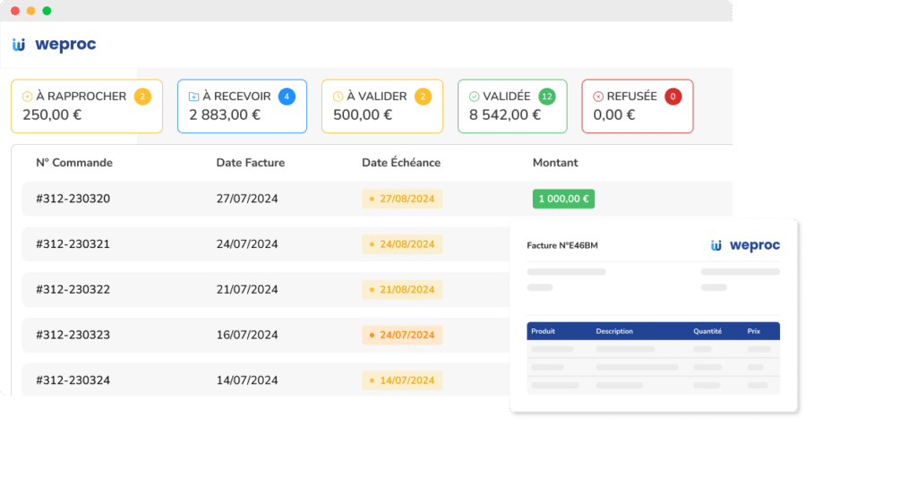 gestion des factures fournisseurs