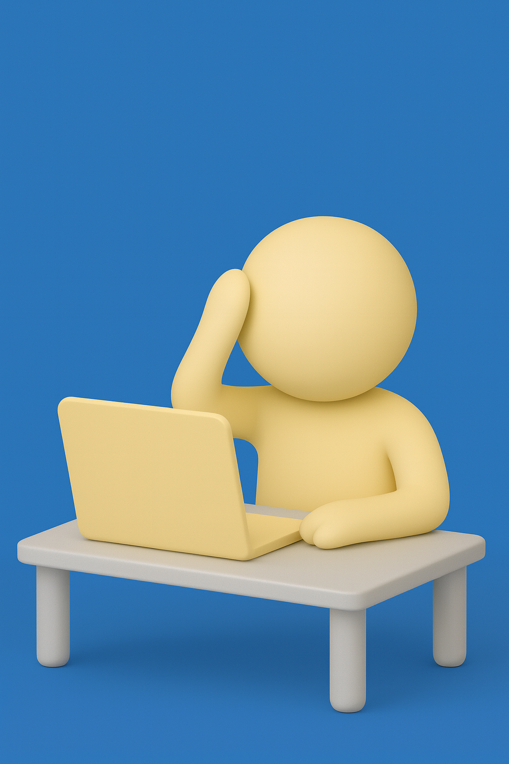 Personne n'utilisant pas de solution achat et ayant donc des problèmes