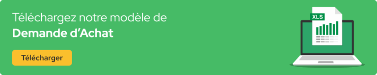 bannière télécharger un modèle de demande d'achat