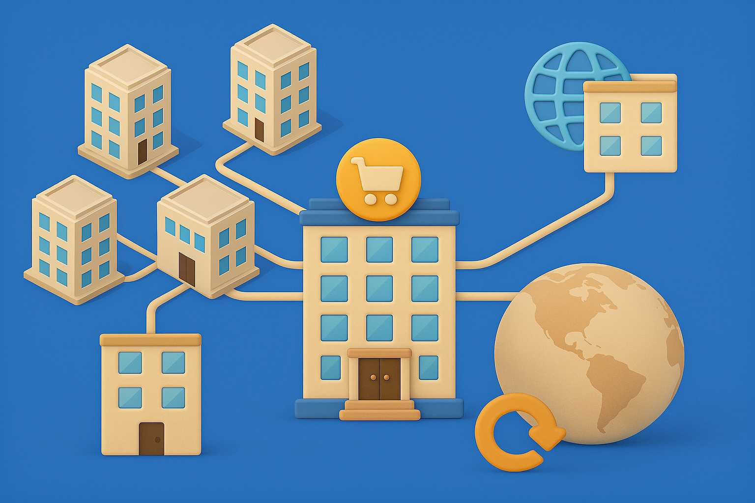 multi société toutes reliées entre elles