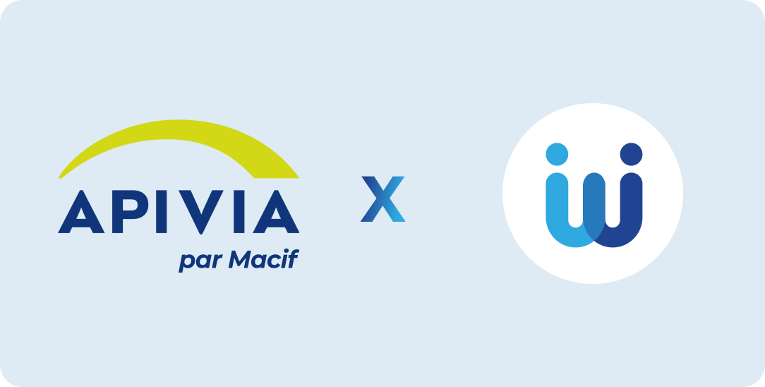 Logos Apivia par Macif et Weproc illustrant leur partenariat