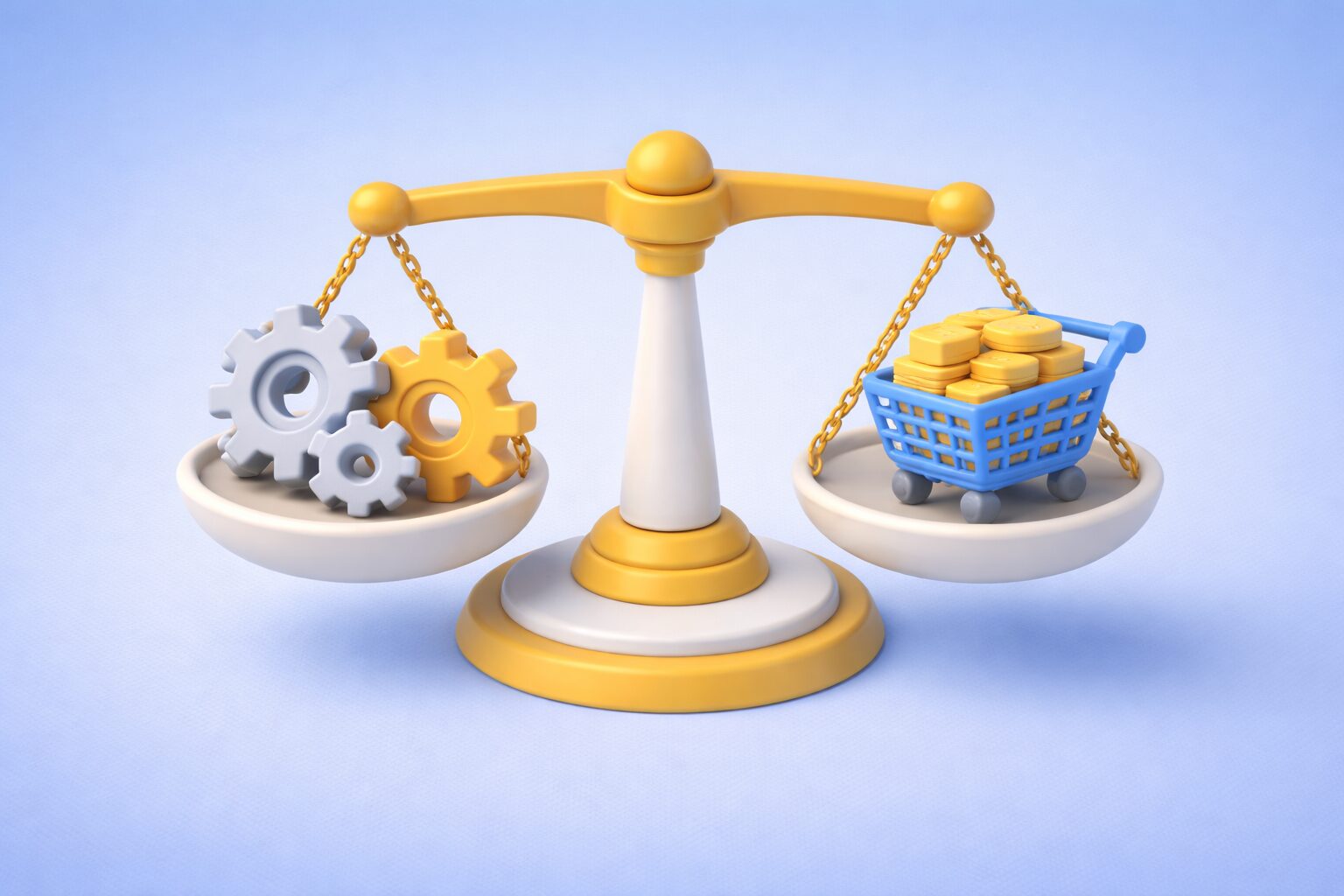 Diagram illustrating the Make or Buy strategy for procurement and finance optimization.