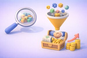 Illustration de la sélection des fournisseurs par analyse des offres menant à un partenariat contractuel créateur de valeur